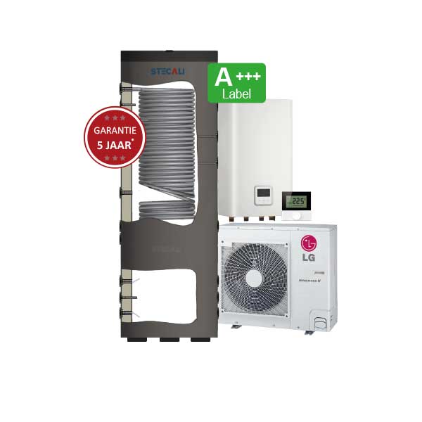 STE-LG-9K-S-COMBI-300CXL-100 VetrecWARMTEPOMP COMBI-SET